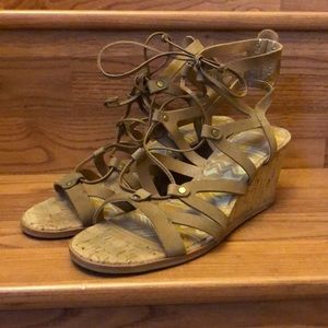 Dolce Vita lace up wedges